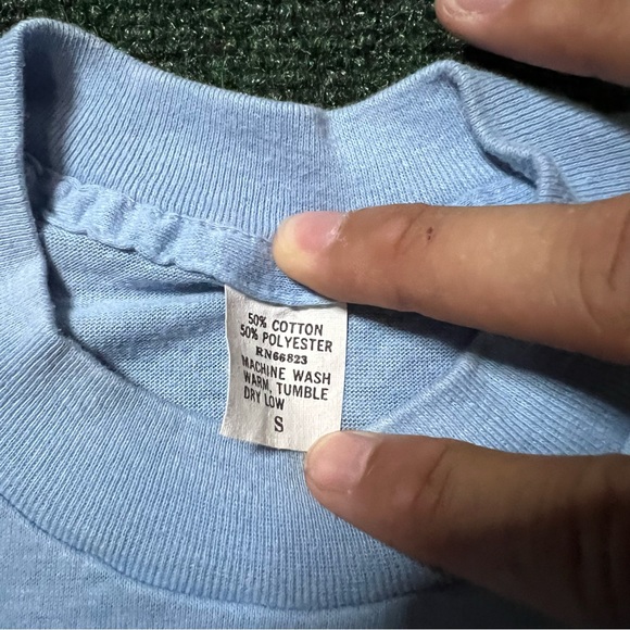 Vintage 80s 1986 Pawtucket Rhode Island Tourist Nature T Shirt Size S 17X22.5 - Picture 4 of 10